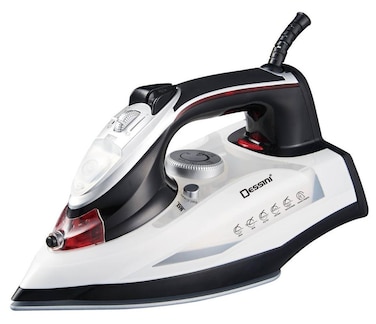 Dessini Ceramic Steam Iron, SI9009, 350ml, 2200W, Black/White
