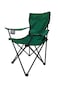 Foldable Camping Chair /Picnic Chair/Beach Chair/Out Door Chair Hand Support With Cup Holder With Carry Bag (Green)