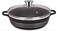 Dessini non stick Granite fry pan 36Cm black - Pfoa Free Oven Safe-Multi Layer