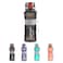 Sports 650ml Water Bottle, BPA Free, Leak Proof  For Sport ,Fitness, Gym , Picnic,  100black