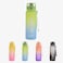 Sports 650ml Water Bottle, BPA Free, Leak Proof  For Sport ,Fitness, Gym , Picnic, 200Blue/green