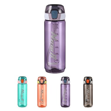 Sports 800 ml Water Bottle, BPA Free, Leak Proof  For Sport ,Fitness, Gym , Picnic  400Purple