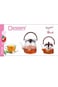 Dessini Glass Heat Resistant Teapot , Borosilicate Tea Kettle with Removable Infuser Strainer 600ml + 2200ml teapot KD510