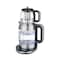 Dessini Electric Turkish Tea maker with 2.0L glass water kettle 1.0L tea pot 2000W 2200 black/clear