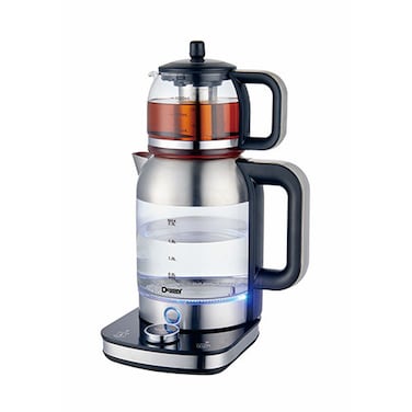 Dessini Electric Turkish Tea maker with 2L glass water kettle 1L tea pot