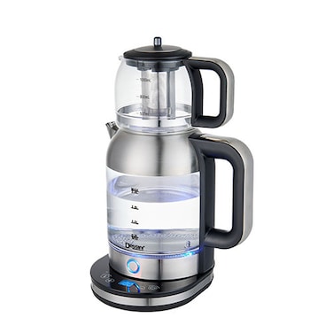 Dessini Electric Turkish Tea maker with 2L glass water kettle 1L tea pot