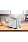 Dessini Toaster, 2-Slice, 900W, Stainless Steel, Dual-Side Heating, 7 Browning Levels, Defrost, Removable Crumb Tray ST8000  Silver