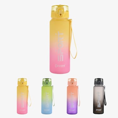 Sports 650ml Water Bottle 200pink/yellow