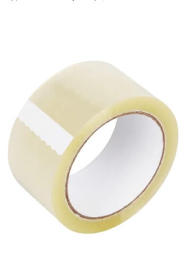 Dessini  1 Roll Strong Heavy Duty Clear Packing Tape, 2 Inches x 100 Yards