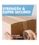 Dessini 6 Roll Strong Heavy Duty Clear Packing Tape, 2 Inches x 50 Yards