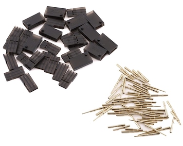 RCPROPLUS DE254 Servo Connector Set (20) &ndash; 10 Male &amp; 10 Female