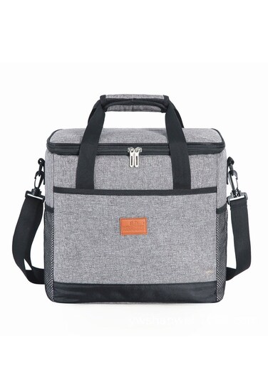 Meal Bag Insulated Lunch Bag Portable Outdoor Insulated Bag Oxford Cloth Thickened Waterproof(30*19*29CM,15L)