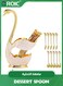 Dessert Spoon and Fork Holder, Fruit Dessert Flatware Swan Base with 5 Forks and 5 Spoons, Holder Spoon Organizer, Coffee Dessert Sugar Flatware (Gold, Swan Base with cutlery)