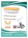 Ice Cube Trays with Lid and Storage Bin for Freezer, 2 Packs Ice Maker with Silicone Bottom, Easy to Press Out Ice, Ice Bucket for Fridge, Comes with Ice Container, Scoop and Cover