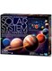 4M 4M-00-05520 3D Glow In The Dark Solar System Mobile Making Kit; Fun Science Kit Educational Toys