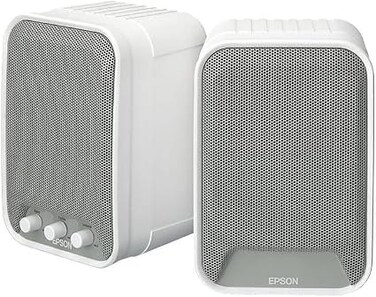 Epson ELPSP02 2.0 Speaker System - 30 W RMS - White