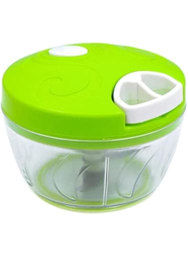 Dubai Gallery Handheld Vegetable Cutter Green/Clear 10Centimeter