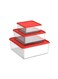 EZY Food Storage Containers Pack Red