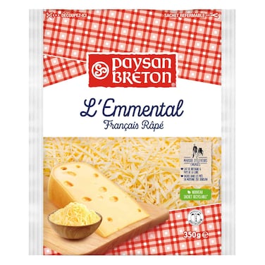 Paysan Breton Shredded Emmental Cheese, 350g