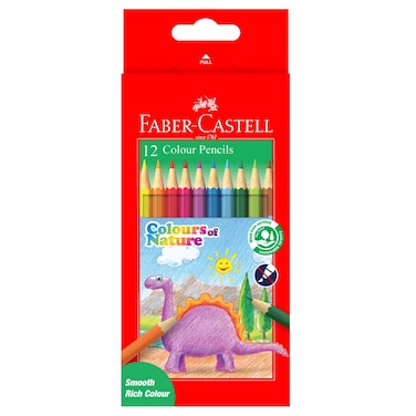 Faber-Castell Colours of Nature Colour Pencils Set, 12 Colours