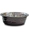 Saluki Premium Fish Embossed Pet Bowl, 530 ml Capacity, Antique Copper
