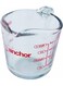 Hocking Measuring Cup, Red, 8Oz, 4901