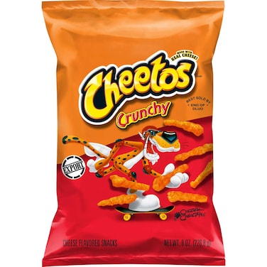 Cheetos Cheese Flavoured Crunchy Chips, 226.8g