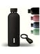 AZH-Space Stainless Steel Water Bottle Black 750ml  Double Insulated Water Bottle for Hot Water Gym Leak Proof Water Bottle with Carry Rubber Handle (BLACK, MEDIUM), WT9V-XYZABC123