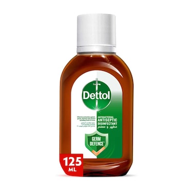 Dettol Antiseptic Antibacterial Disinfectant Liquid, 125ml