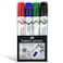Faber-Castell Whiteboard Marker Chisel Set, 4 PCS