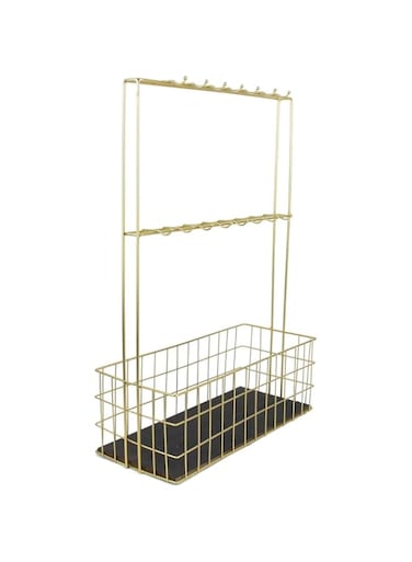 The Home Deco Factory Wall Mount Metal Gold One Size