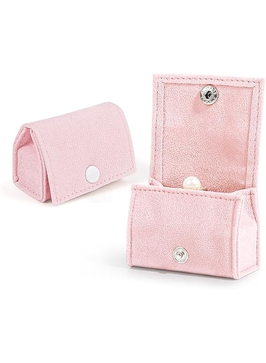 Velvet Ring Box - Plush Inside &amp; Out, Safe &amp; Stylish Storage for Women, Girls