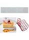 QLINLEAF Hollow Candy Mold, Chocolate Candy 3D Hollow Silicone Mold (Honeycomb Mould)