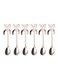 HOME 6-Piece Coffee Spoons Set Silver 11.5centimeter