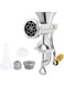 AYNEFY Manual Meat Mincer,Household Aluminum Alloy Manual Sausage Stuffer Meat Grinder Spice Pepper Grinding Machine for Make Homemade Burger Patties Ground Beef