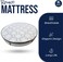 INFINI HOMES Premium High Density Foam White Round Mattress (250W X 250L X 30H)