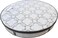INFINI HOMES Premium High Density Foam White Round Mattress (250W X 250L X 30H)