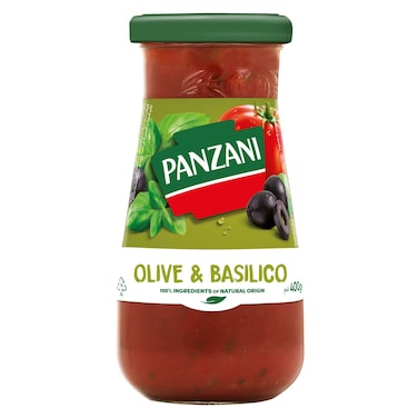 بانزاني صلصة الريحان والزيتون 400 غرام