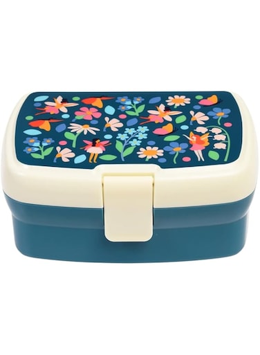Rex London Fairies In The Garden Lunch Box with Tray, Multicolor
