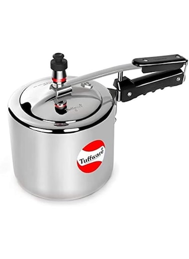 Tuffware Aluminum Model Pressure Cooker Inner Lid, 6.5 Litre - Silver