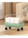 Floor-Standing Kitchen Storage Rack with Removable Vegetable Basket