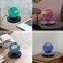 Magnetic Floating Globe 6 Inch,Gravity Floating Rotating Multi-Color Earth Globe with Clock Base Touch Switch for Home Office Desk Decoration