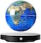 Magnetic Floating Globe 6 Inch,Gravity Floating Rotating Multi-Color Earth Globe with Clock Base Touch Switch for Home Office Desk Decoration