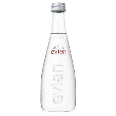evian  Natural Mineral Water 330ml Glass