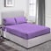 MUSA&Acirc;&reg; Deep Pockets Fitted Sheet - 100% Cotton Luxury Bedding Set in Lavender (150 x 200cm)