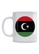 Libya Flag Printed Coffee Mug White/Black/Green