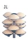 Idli Stand to cook 12 Idlis, recommended fr 13 models of hawkins pressure cookers (ID12S), Silver