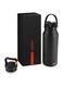 1.2 Litre (1180 ml)&Acirc;&nbsp; Stainless Steel Water Bottle with Straw Lid - 2 lids Included, Vacuum Insulated, 12 Hour Hot, 24 Hour Cold, Leak Proof, Metal Bottle for Sports, Gym, Ultrasip, Black