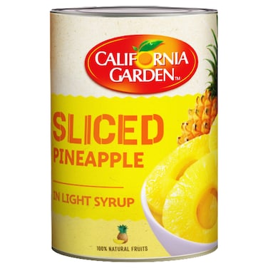 California Garden Sliced Pineapple in Syrup, 825g