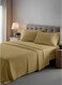 Linen Klub 2-Piece Single Bed Sheet Set - Bronze